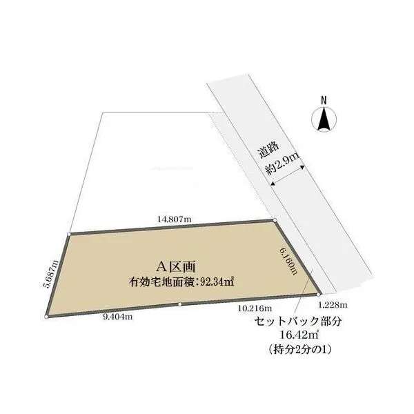 練馬区桜台2丁目 区画図