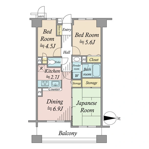 ライオンズガーデン豊島園 間取図