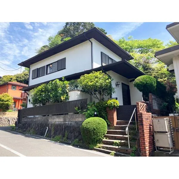 鎌倉市二階堂 北西側から見た現地