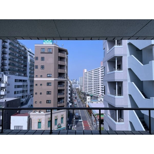 グランドメゾン戸山 北側バルコニーからの眺望