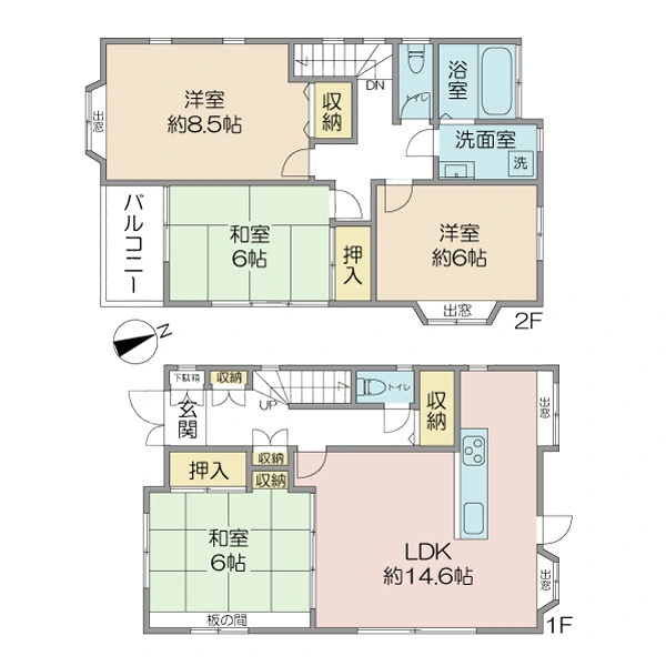 西東京市保谷町５丁目 間取図