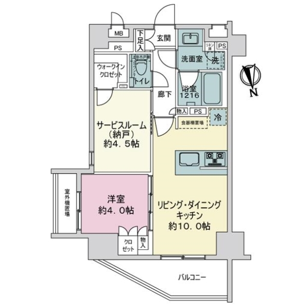 プレシス葛西ルジュール 間取図