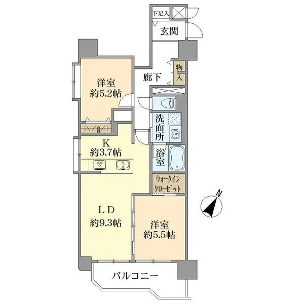 大塚台ハイツ 間取図