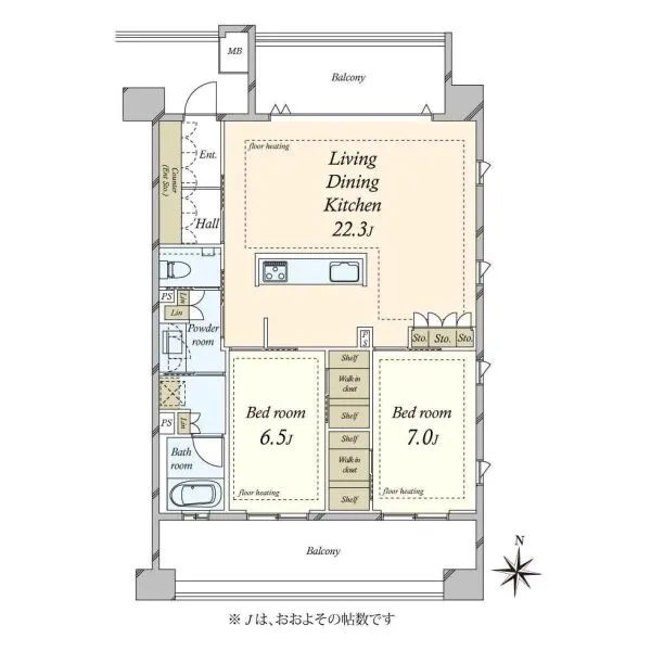 イニシア池上 間取図