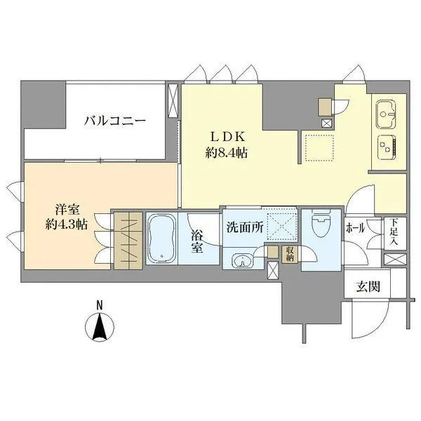パークホームズ浅草橋 間取図(平面図)