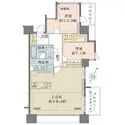 プラウド大阪城 専有面積105平米超、全居室7帖以上のゆとりある住空間が魅力。角住戸につき、陽当り・通風良好です。
