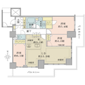 ブリリアタワー川崎 間取図