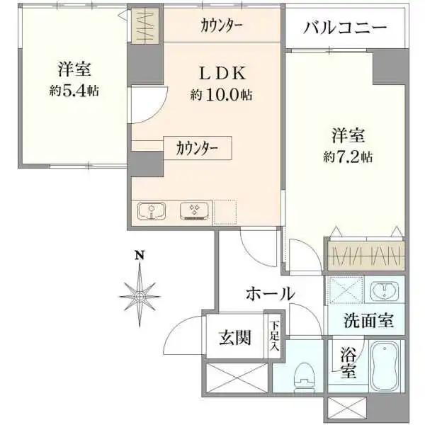 レジェンド浅草 間取図