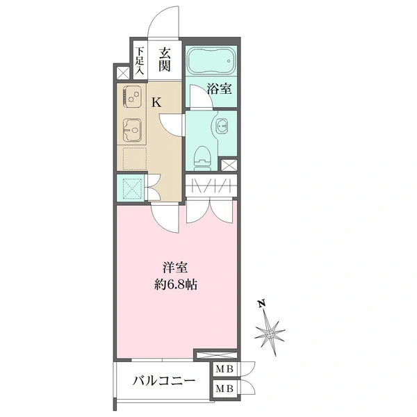 パレステュディオ麹町 間取図