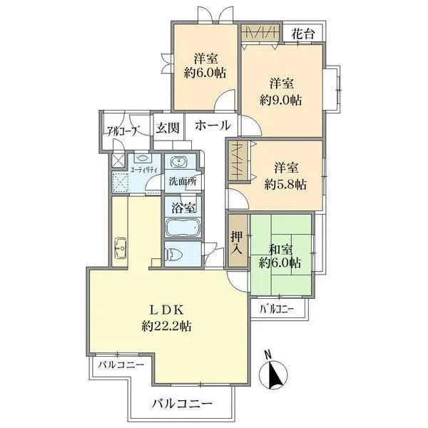 グランドメゾン南山 間取図