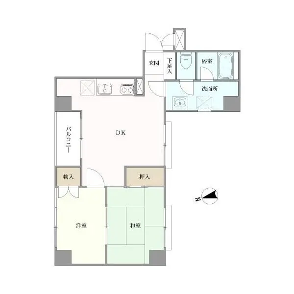 ヒラノ蔵前コープ 間取図