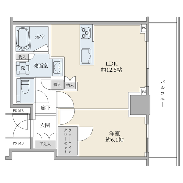 クラッシィタワー東中野 間取図