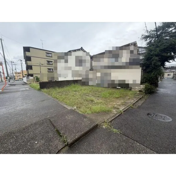 高石市綾園３丁目 土地面積約37.02坪。3方向角地