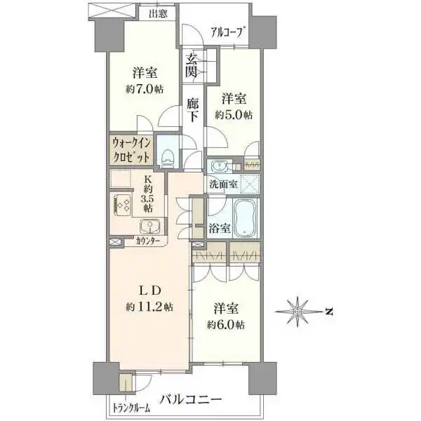 東京ビューマークス 間取図