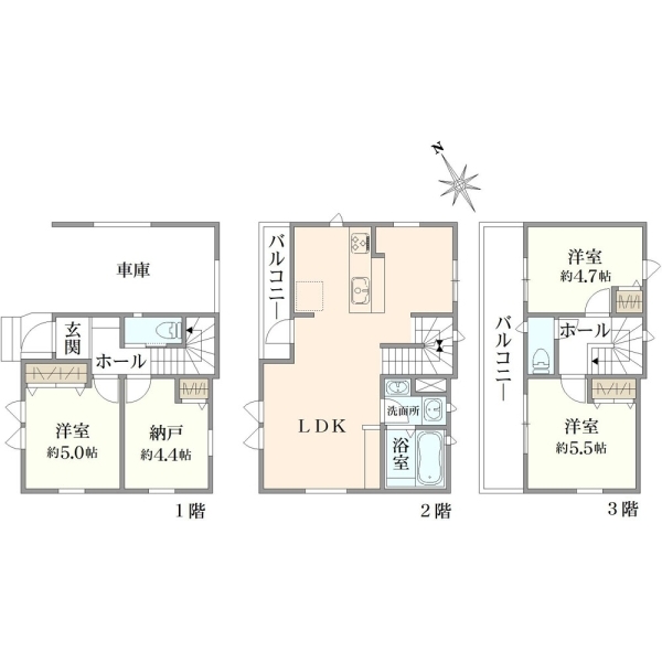 江戸川区東小松川２丁目 間取図