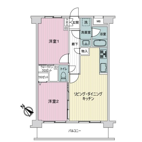 藤和シティコープ西巣鴨 間取図