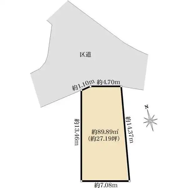目黒区目黒３丁目 間取図