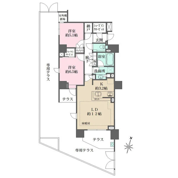 ザ・パークハウス池之端 間取図