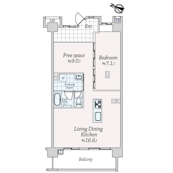 セルテシティオ湘南辻堂 間取図
