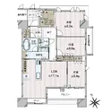 マストスクエア東山 間取図