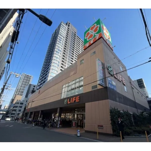 パレロワイヤル順慶町 ライフ堺筋本町店(スーパー)まで約450m(徒歩6分)