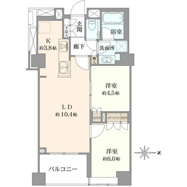 パークハウス中野アーバンス 間取図