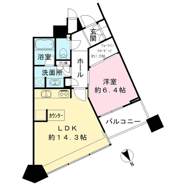 パークコート赤坂ザタワー 間取図