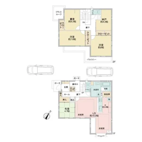 八王子市堀之内 間取図