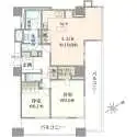 クレッセント三鷹ザ・タワー 間取図