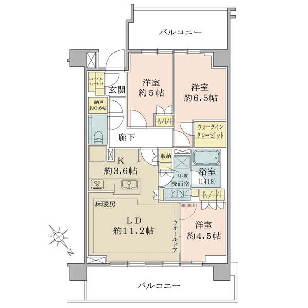 Ｂｒｉｌｌｉａ日吉三丁目／ブリリア日吉三丁目 間取図