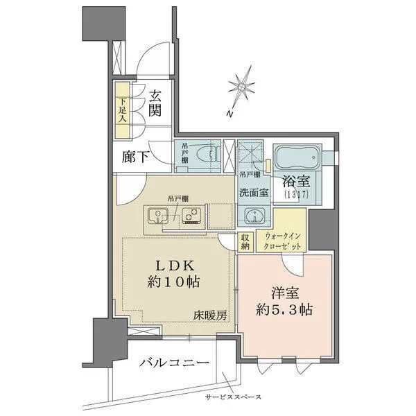 プラウド日本橋三越前 間取図