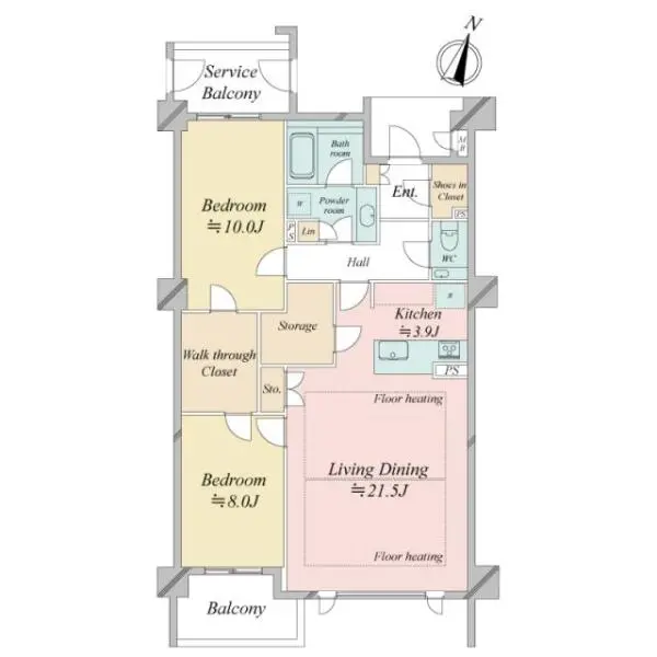プレミスト南山 間取図