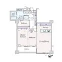 パークコート麻布鳥居坂 間取図