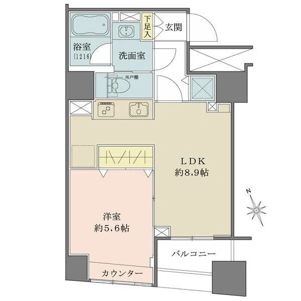 オープンレジデンシア南青山骨董通り 間取図