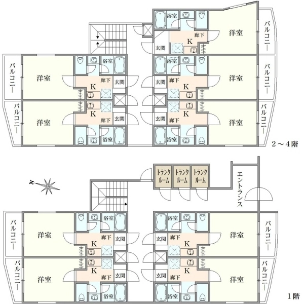 ラネージュ鷺沼 間取図