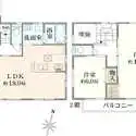 大和市南林間６丁目 間取図
