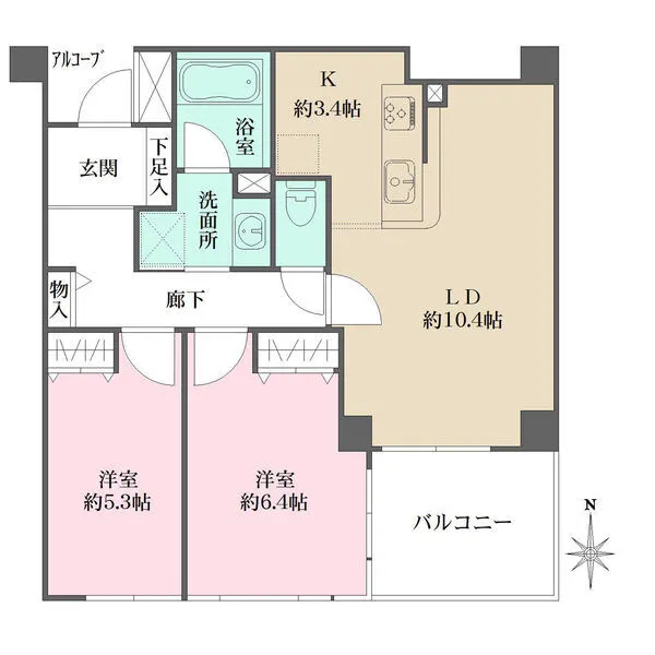 ルピナス山手 間取図