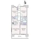 ライオンズプラザ浅草第２ 間取図