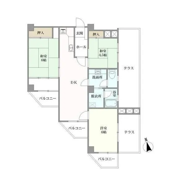 原宿ビューパレー 間取図