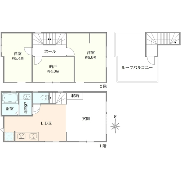 中野区大和町１丁目 間取図