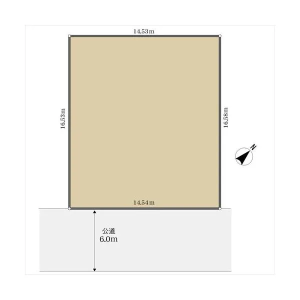 東大和市湖畔２丁目 区画図