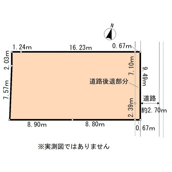 品川区平塚２丁目 区画図