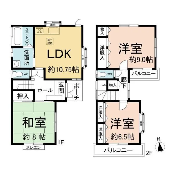 松戸市吉井町 間取図