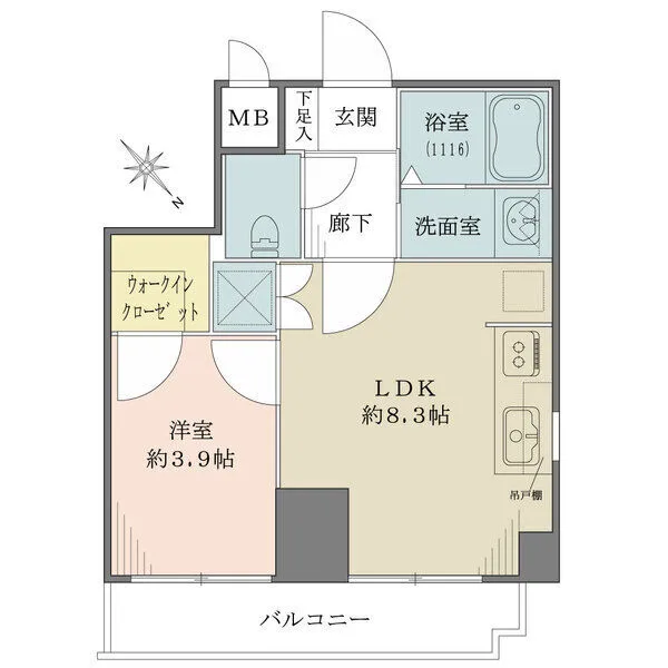 オリンピックマンション中村橋 間取図