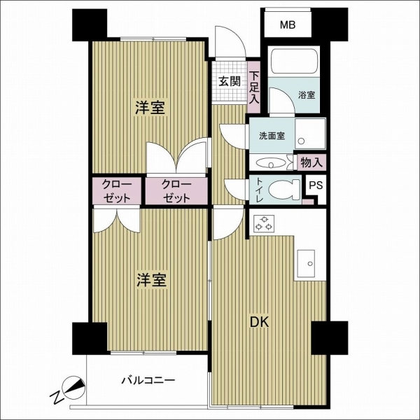 ウィンベルコーラス浅草 間取図