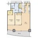 M.M　TOWERS FORESIS R棟 間取図