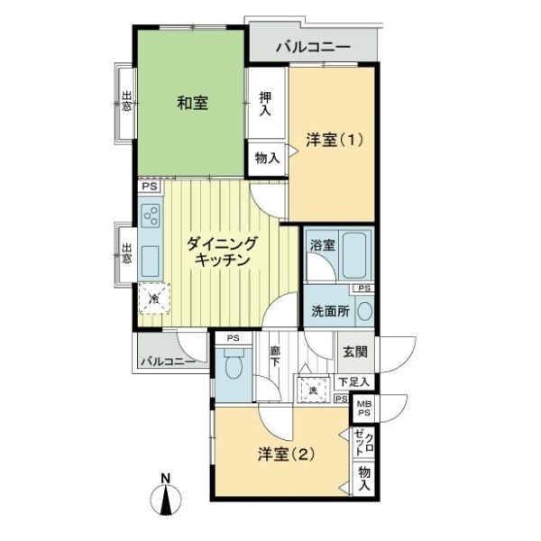 モリス浦和元町 間取図