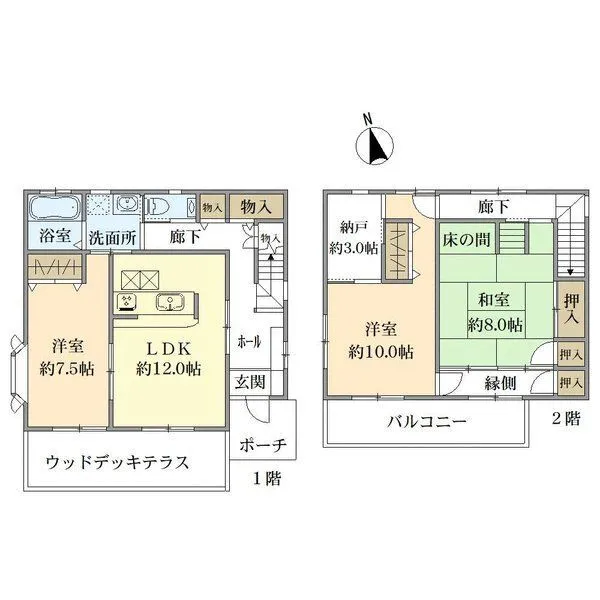 日野市万願寺１丁目 間取図