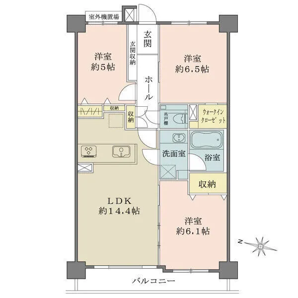 アルファホームズ池田山 間取図