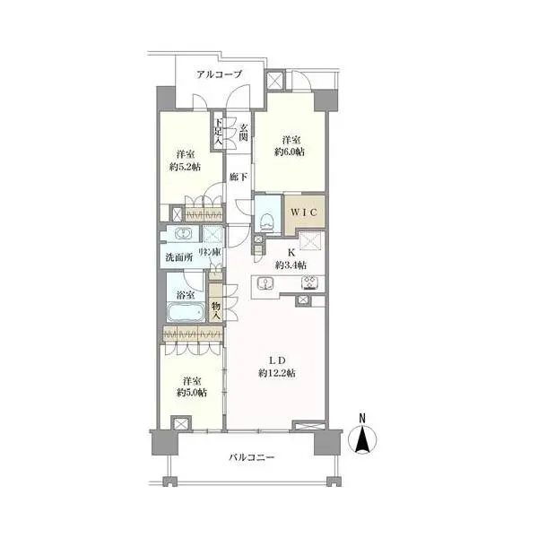 プラウド西宮北口 間取図